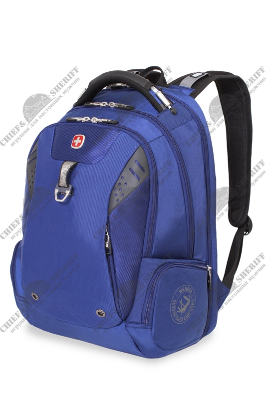 Рюкзак Wenger, с отделением для ноутбука ScanSmart 15", синий, полиэстер 900D, 32х24х46, 34 л
