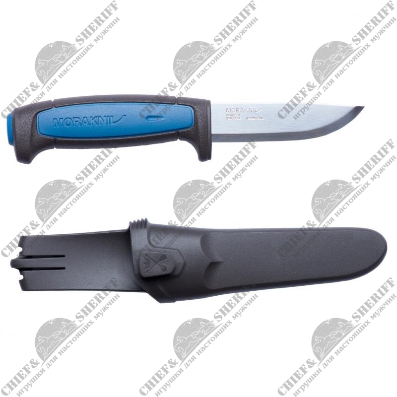 Нож Morakniv Pro S с чехлом синий/черный, 12242