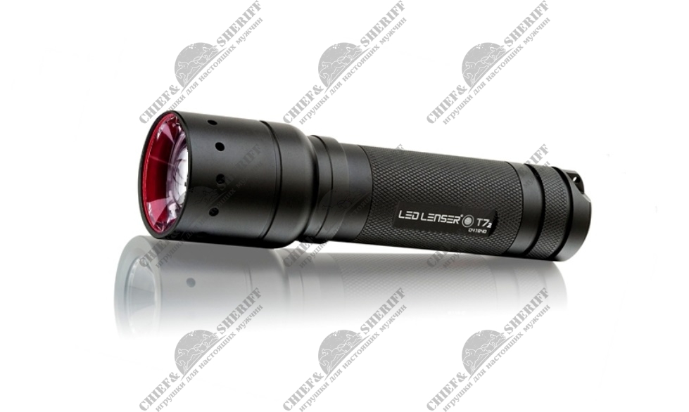 Фонарь Led Lenser T7.2, черный. светодиод. 320lx AAAx4. 9807