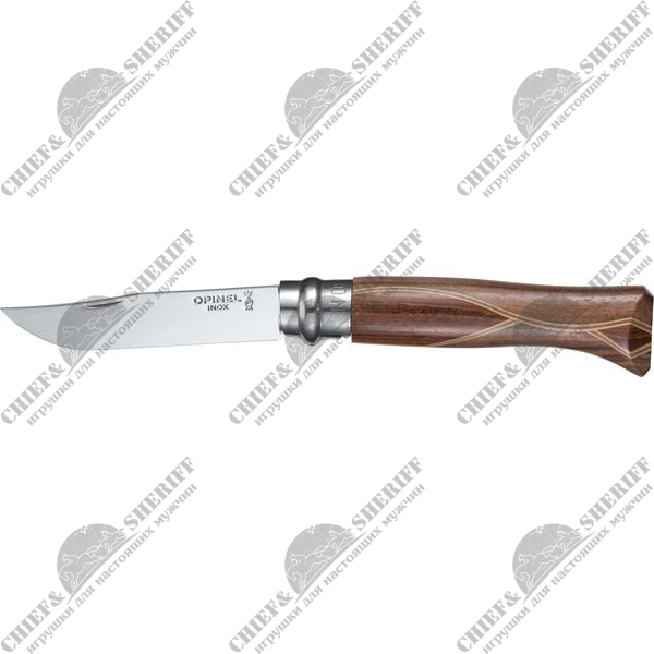 Складной нож Opinel 6 VRI Chaperon African Wood, африканское дерево, 001400