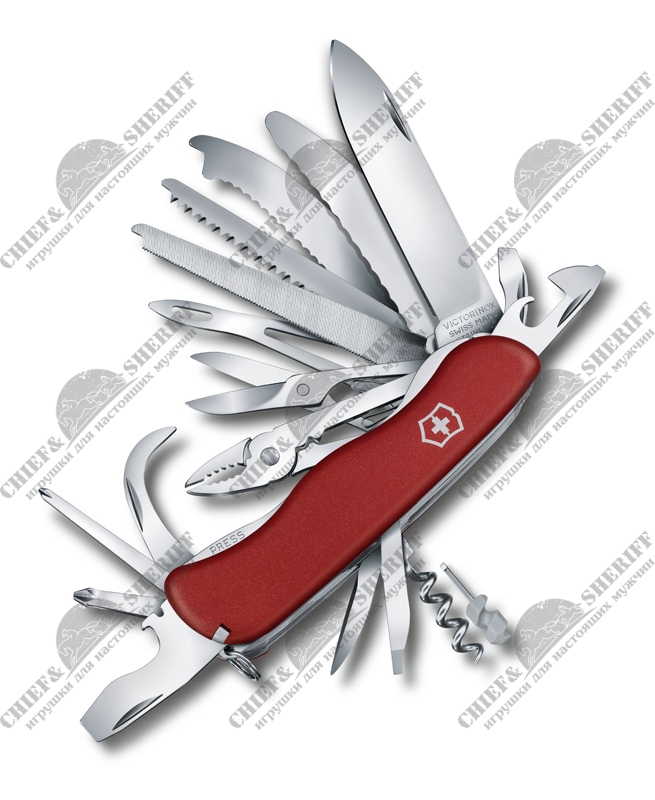 Нож перочинный Victorinox WorkChamp XL, 111 мм, 31 функция, фиксатор лезвия "liner lock", 0.8564.XL