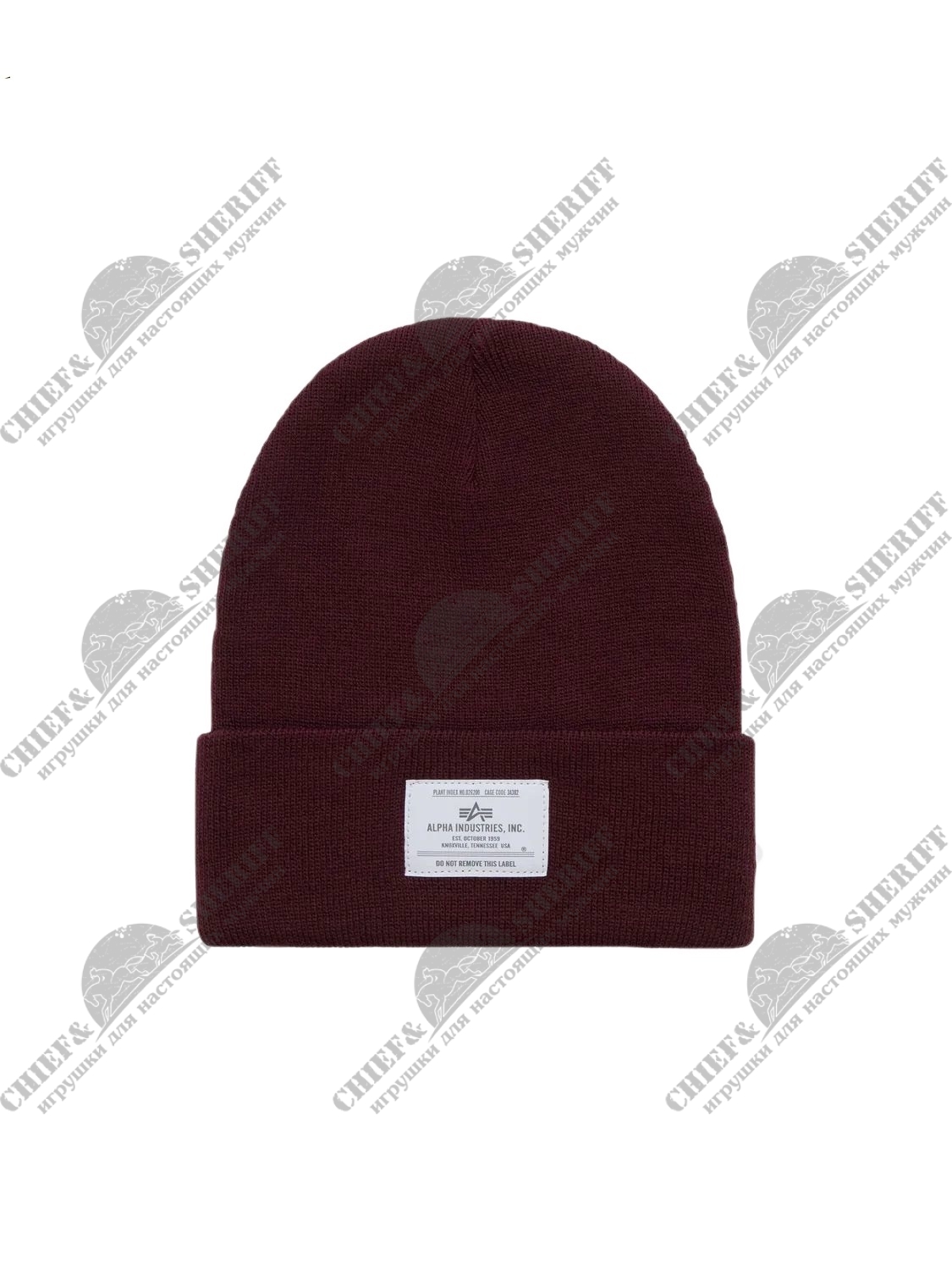 Шапка Alpha Industries Essential Beanie, cedar red
