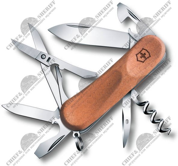 Швейцарский нож Victorinox EvoWood 14, 85 мм, 12 функций, 2.3901.63
