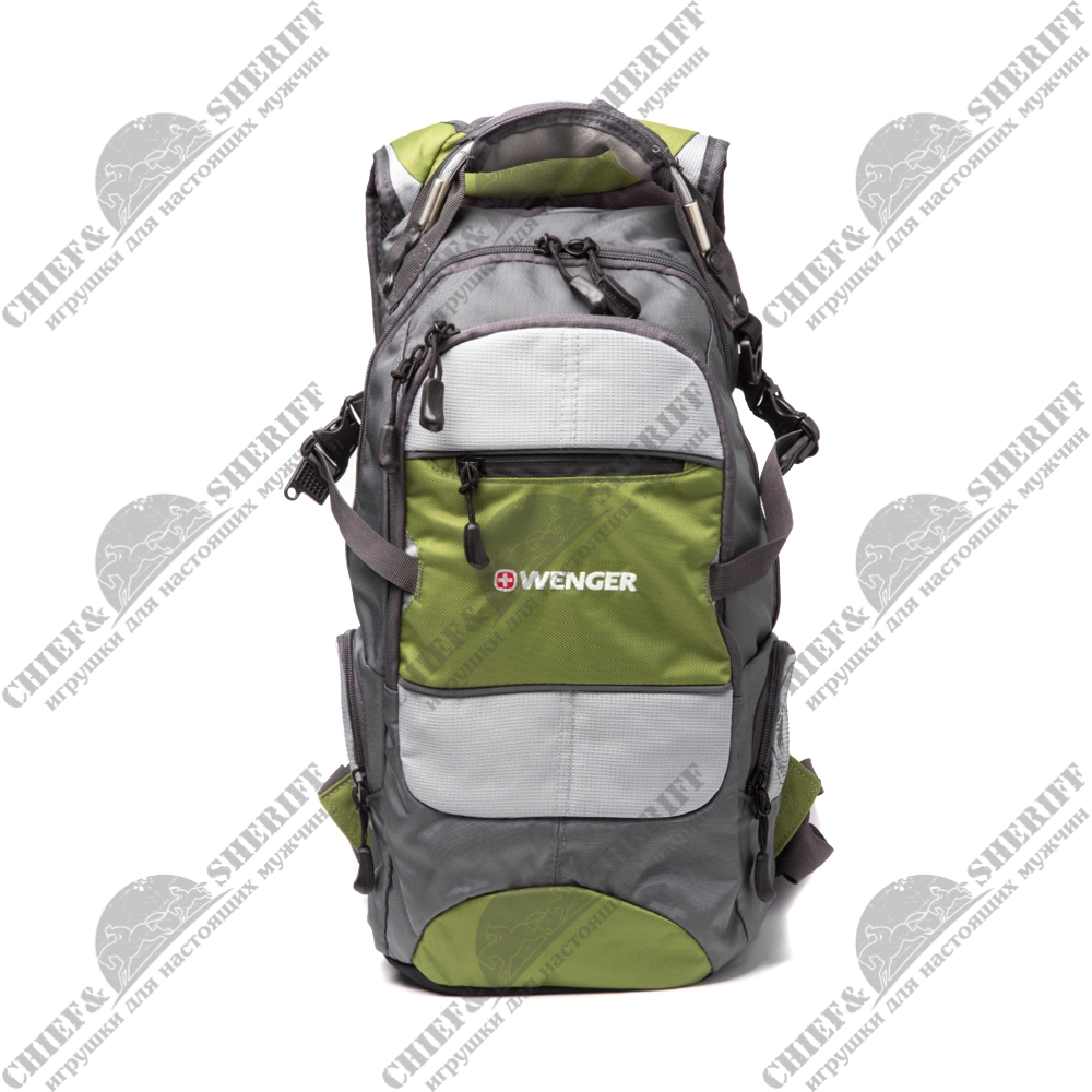 Рюкзак Wenger Narrow hiking pack серо-зелёный полиэстер 1200D 22 л (23х18х47 см), 13024415