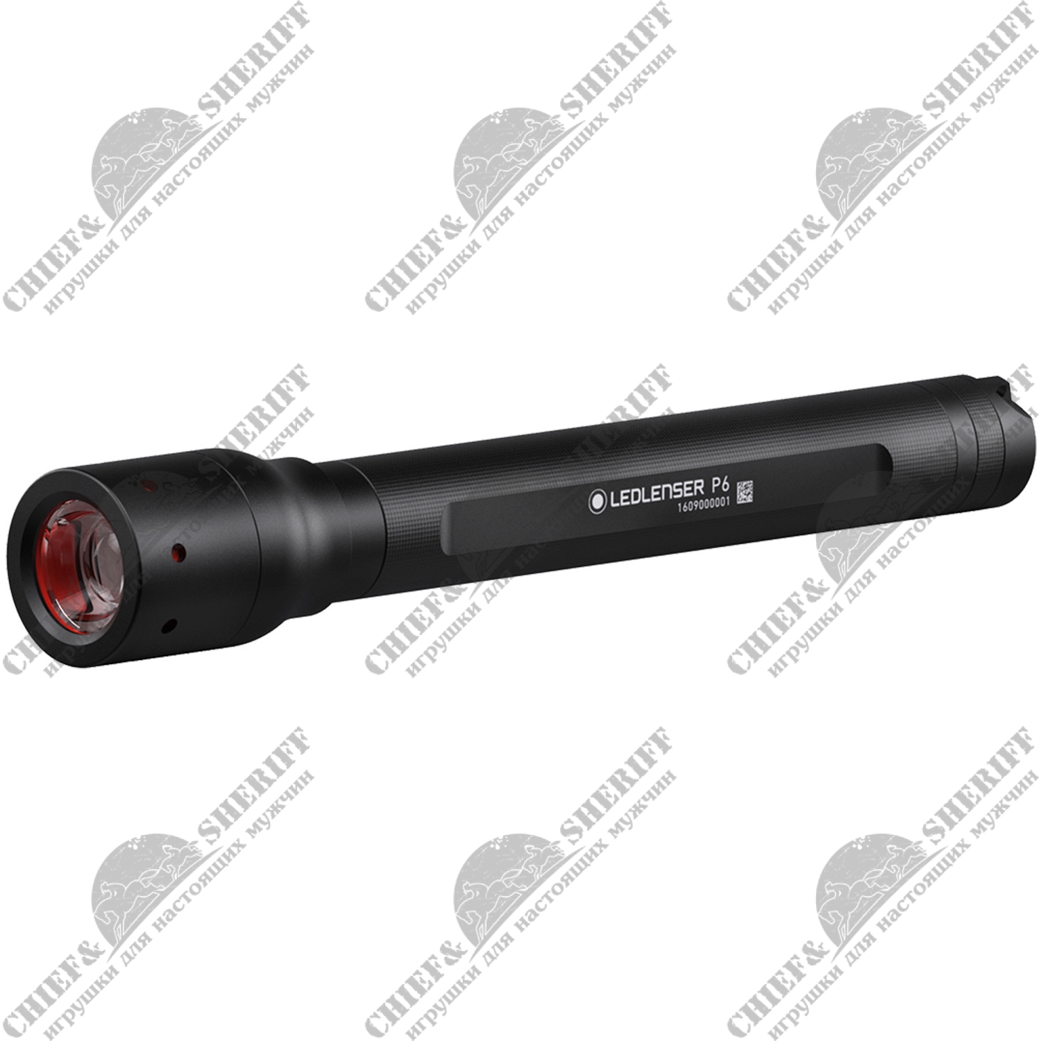 Фонарь универсальный Led Lenser P6 черный, светодиод 200lx AAx1, 500921