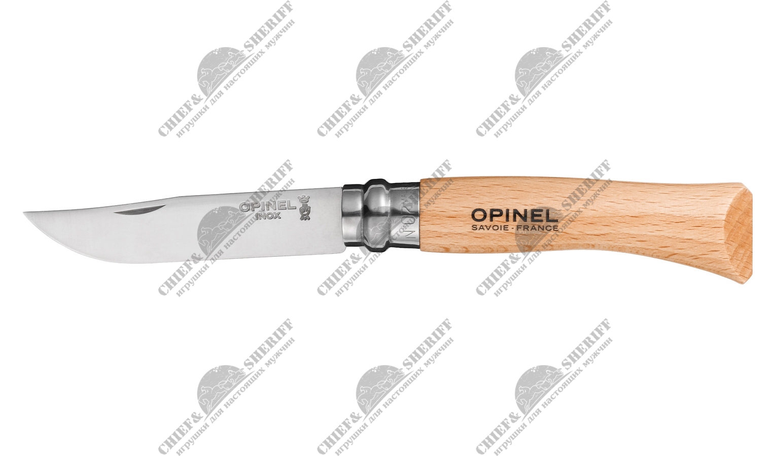 Складной нож Opinel 7 VRI, бук, 000693