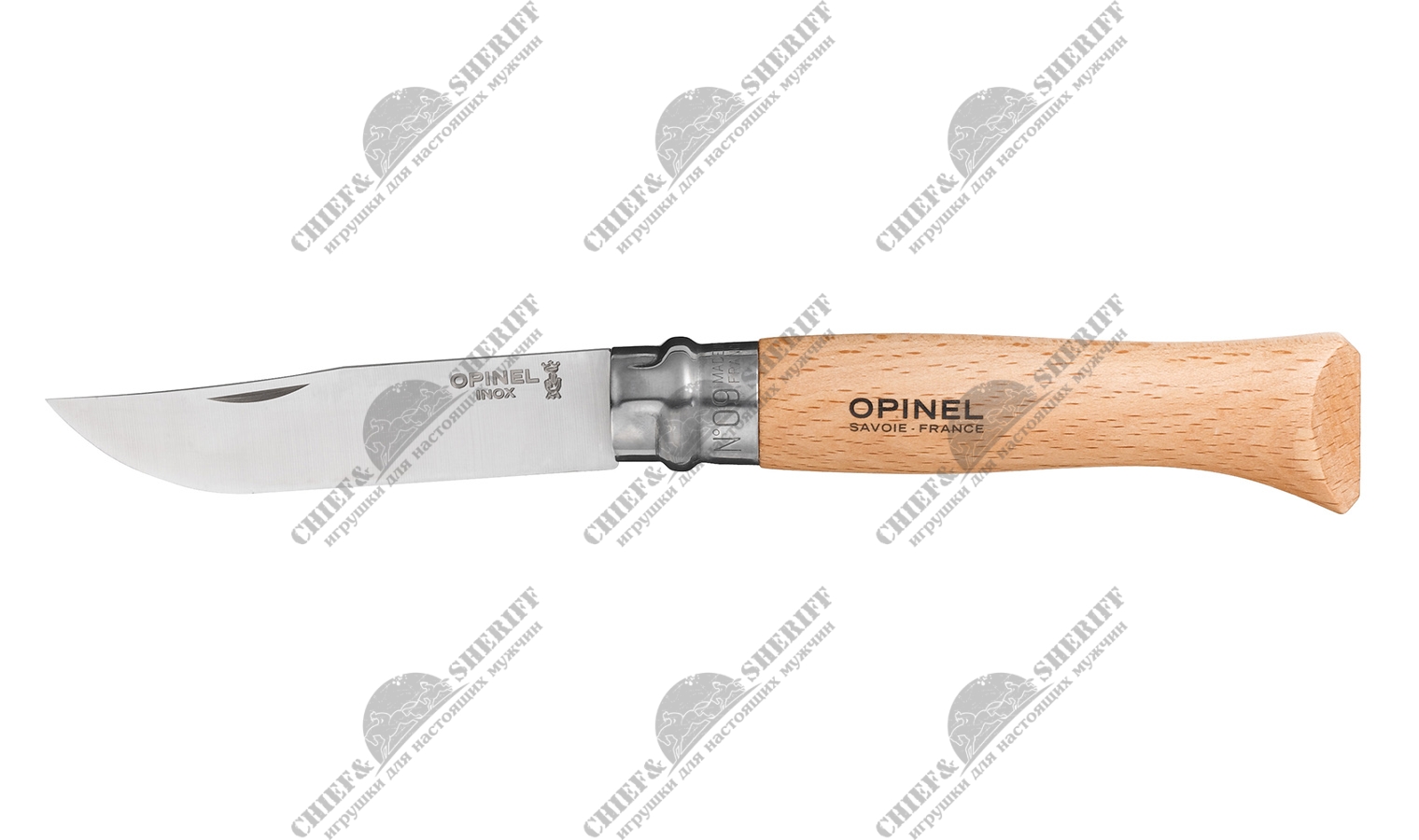 Складной нож Opinel 9 VRI, бук, 001083