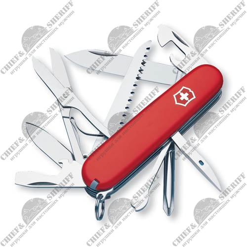 Швейцарский складной нож Victorinox Fieldmaster, 91 мм, 15 функций, красный 1.4713