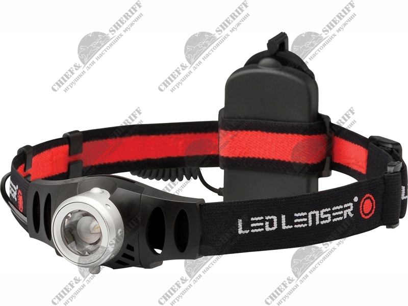 Фонарь налобный Led Lenser H6R, черный, светодиод, 200 lm, AAAx3, 7296-R