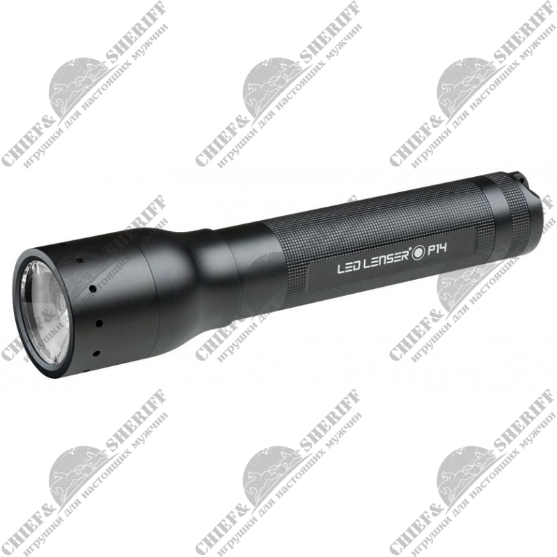 Фонарь ручной Led Lenser P14 черный, светодиод 800lx AAx4, 500901