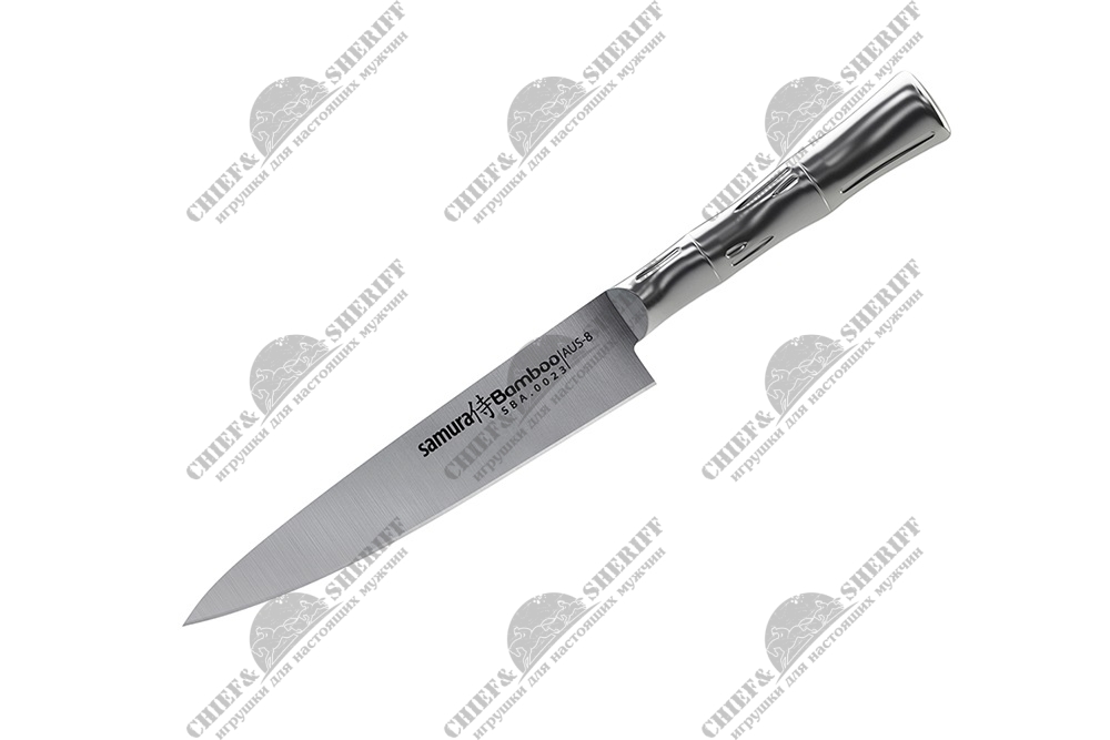 Нож кухонный Samura Bamboo универсальный 150 мм, AUS-8, SBA-0023