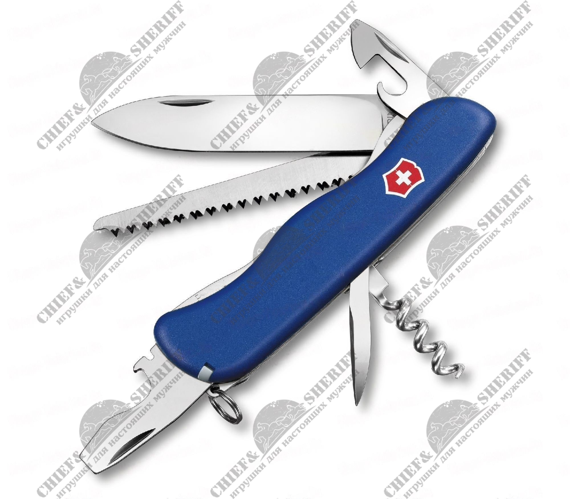 Нож складной Victorinox Forester, 0.8363.2R, 111 мм, 12 функций, синий
