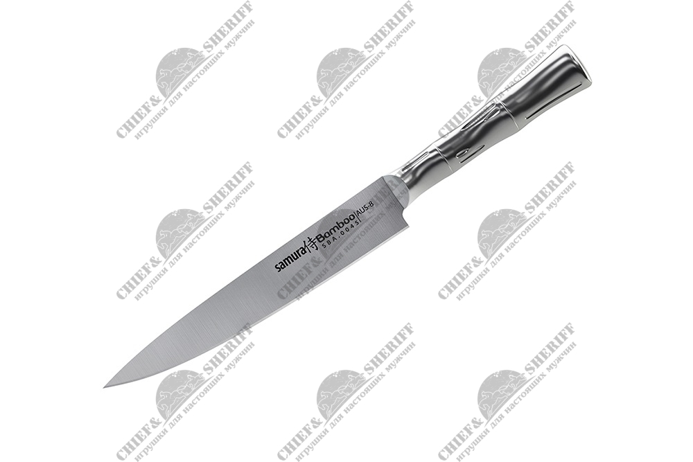 Нож кухонный Samura Bamboo для нарезки 194 мм, AUS-8, SBA-0045