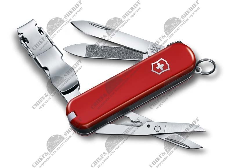 Нож-брелок Victorinox NailClip 580 (красный) 65 мм, 8 функций, 0.6463