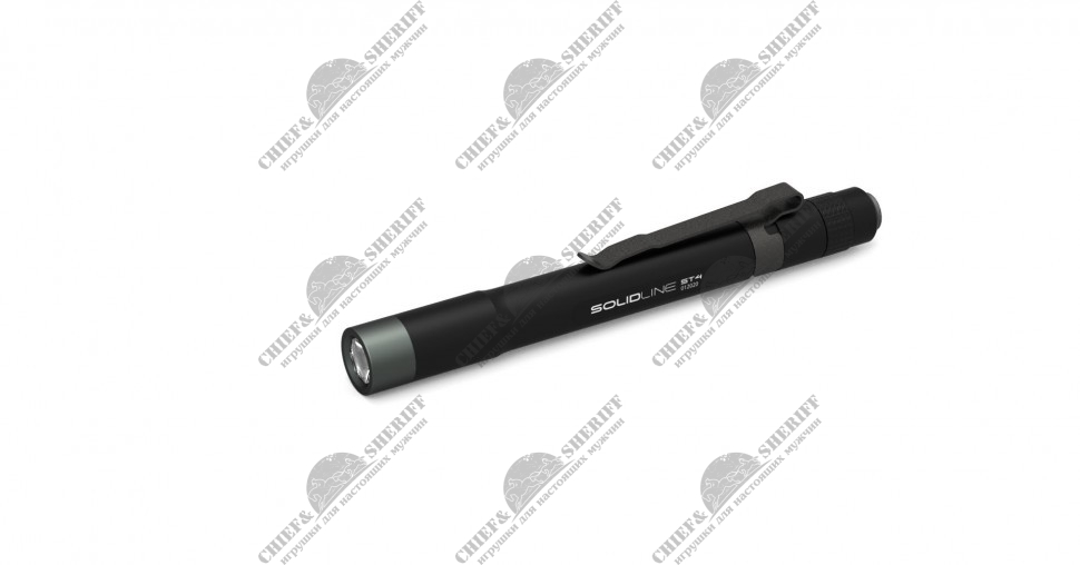 Фонарь ручной Led Lenser Solidline ST4,черный, светодиод, AAAx2, 502209