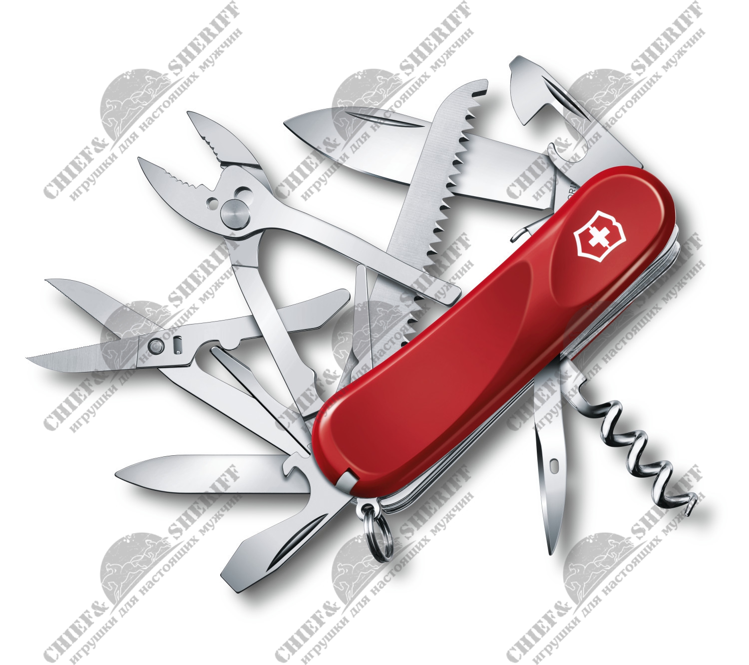 Нож перочинный Victorinox Evolution S52 85мм 19 функций красный, 2.3953.SE